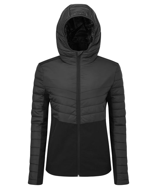 Personalised Jackets - Black TriDri® Women's TriDri® insulated hybrid jacket