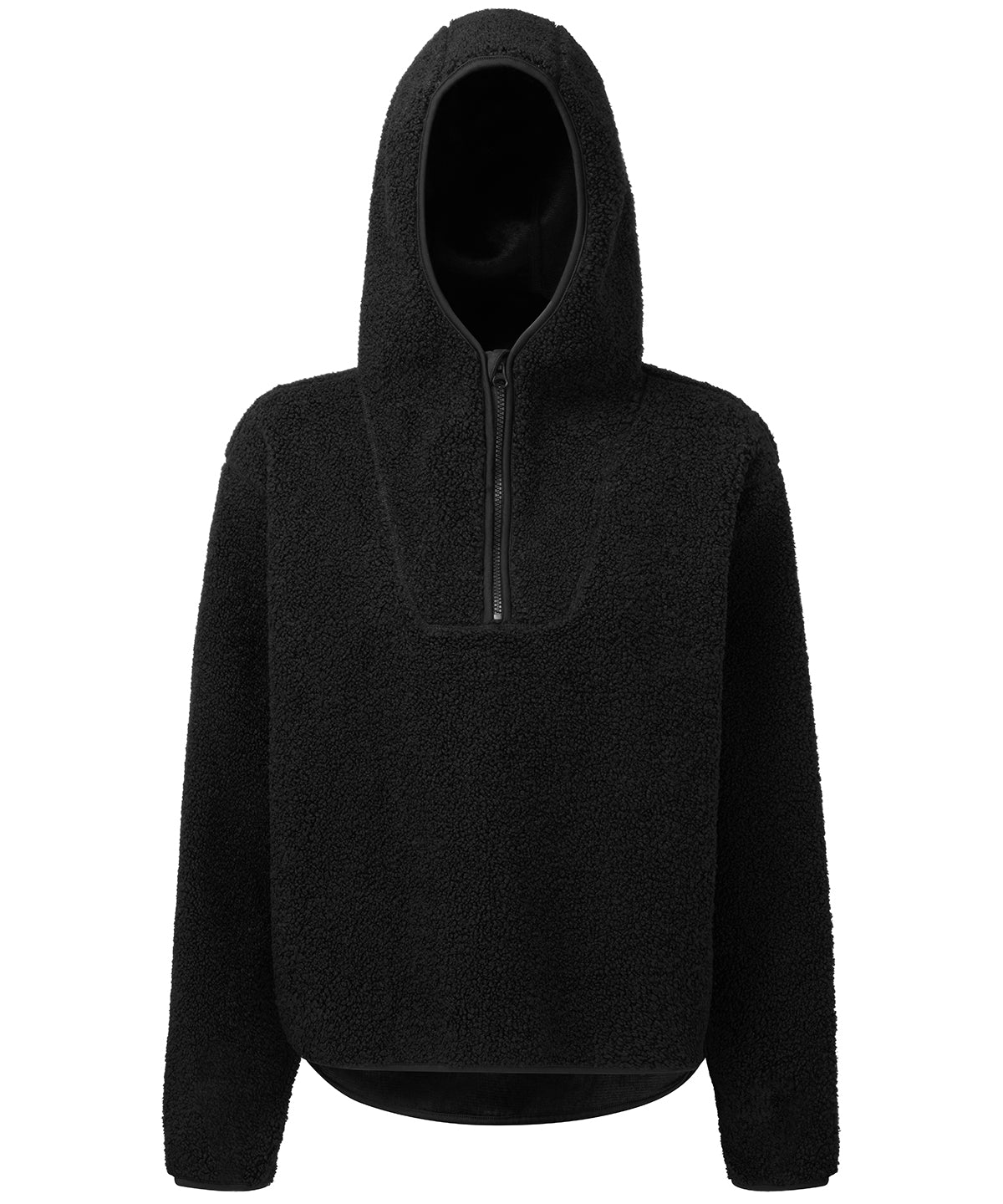 Personalised Hoodies - Black TriDri® Women's TriDri® sherpa ¼-zip hoodie