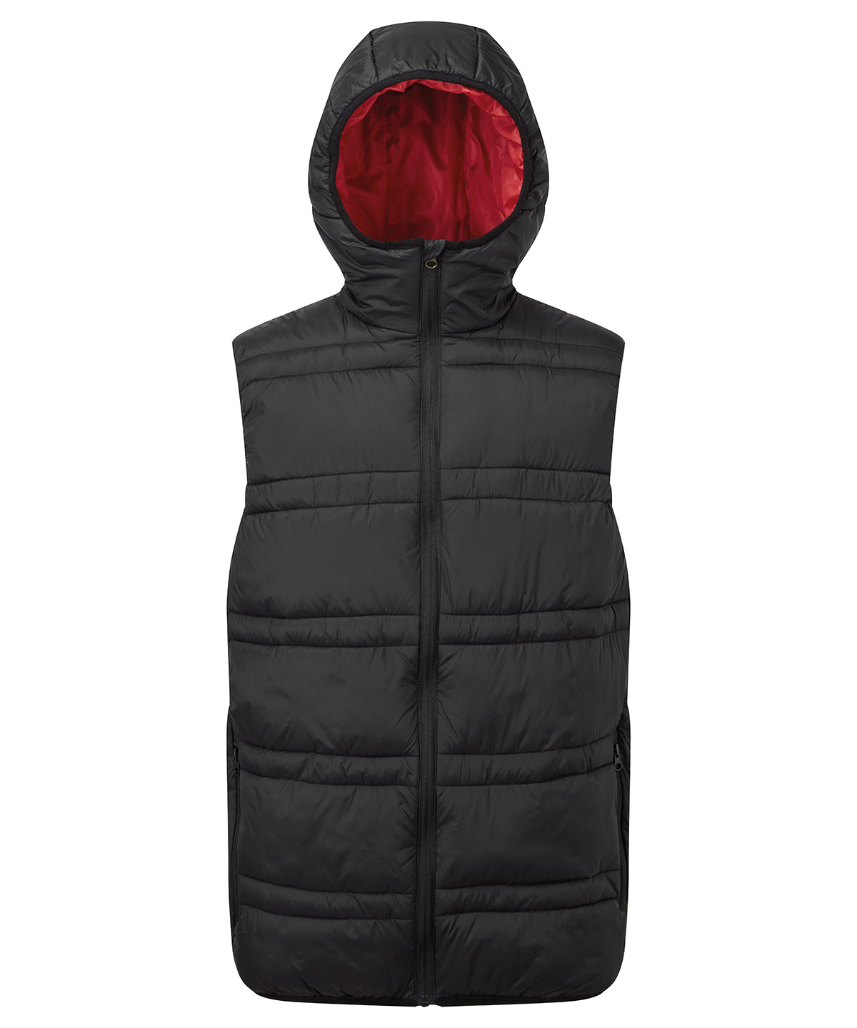 Personalised Body Warmers - Black 2786 Latitude hooded bodywarmer