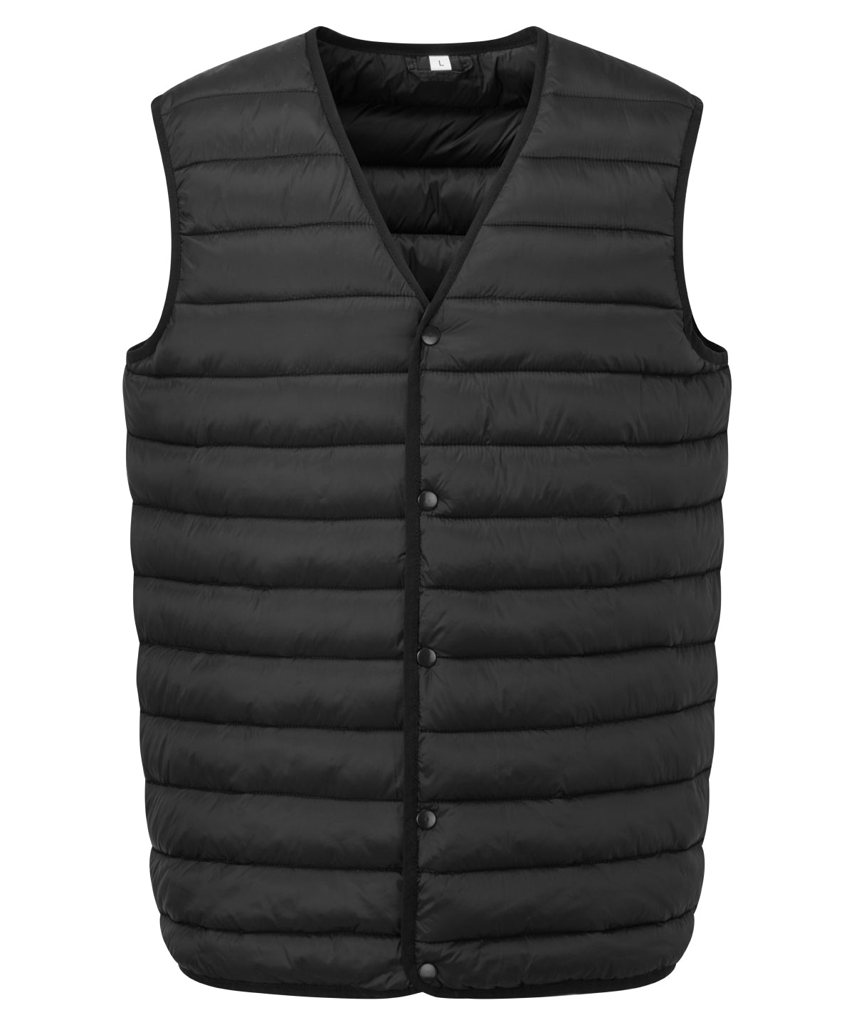 Personalised Gilets - Black 2786 Padded gilet vest