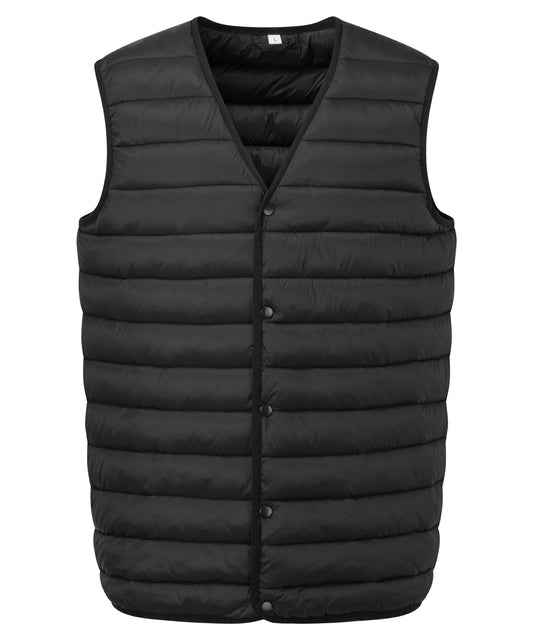 Personalised Gilets - Black 2786 Padded gilet vest