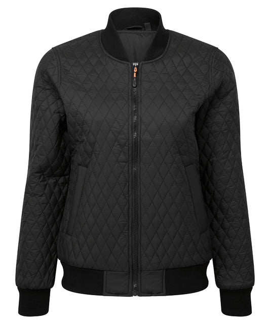 Personalised Jackets - Black 2786 Women's quilted flight jacket