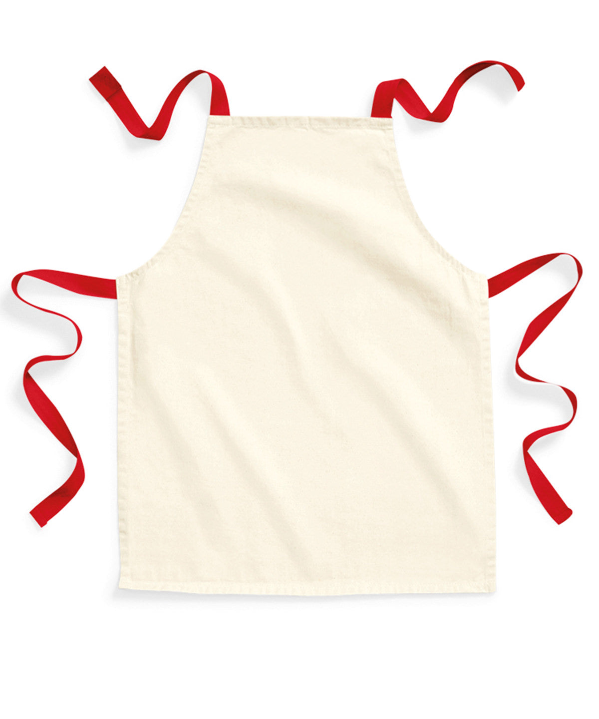 Personalised Aprons - Natural Westford Mill Fairtrade cotton junior craft apron