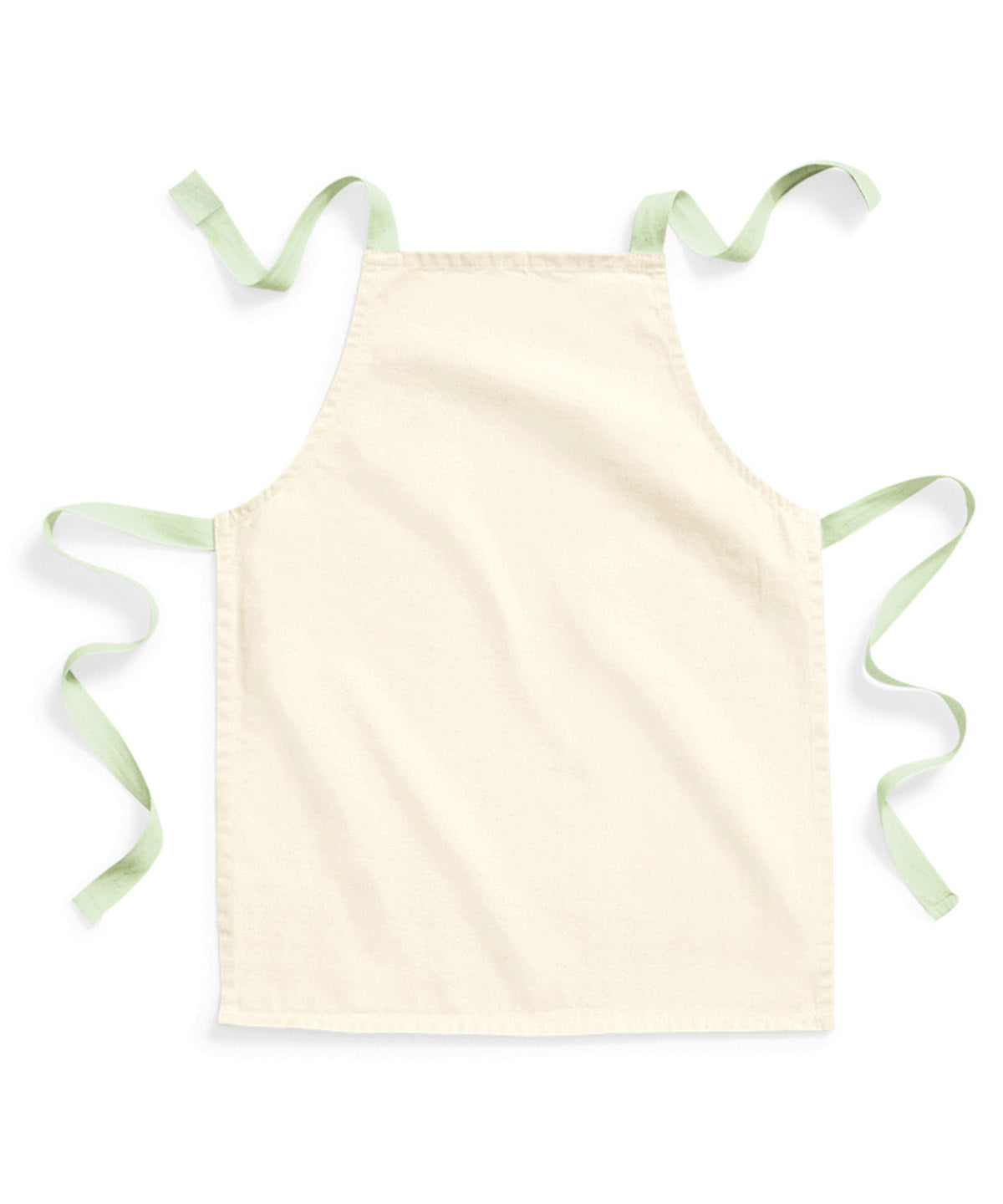 Personalised Aprons - Natural Westford Mill Fairtrade cotton junior craft apron