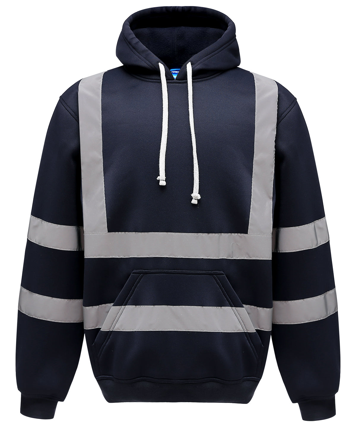 Personalised Hoodies - Black Yoko Hi-vis pull-over hoodie (HVK05)
