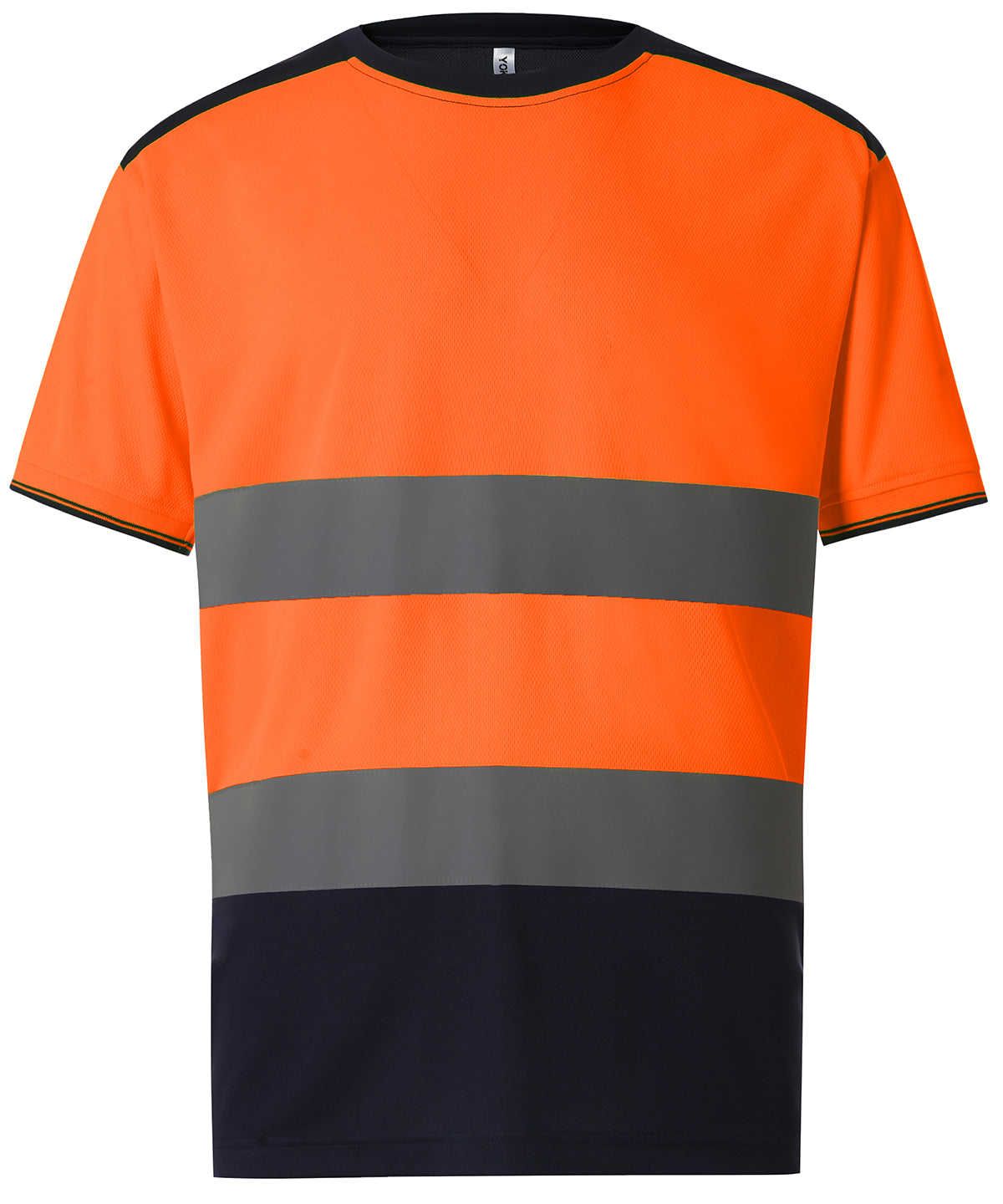 Personalised T-Shirts - Mid Orange Yoko Hi-vis two-tone t-shirt (HVJ400)