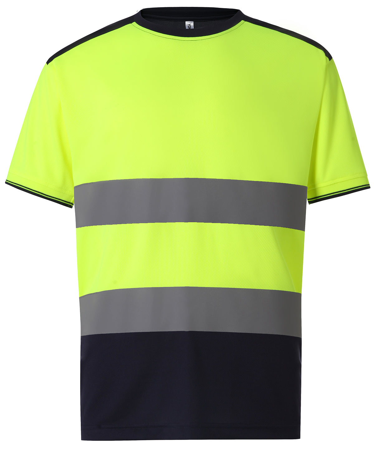 Personalised T-Shirts - Mid Orange Yoko Hi-vis two-tone t-shirt (HVJ400)
