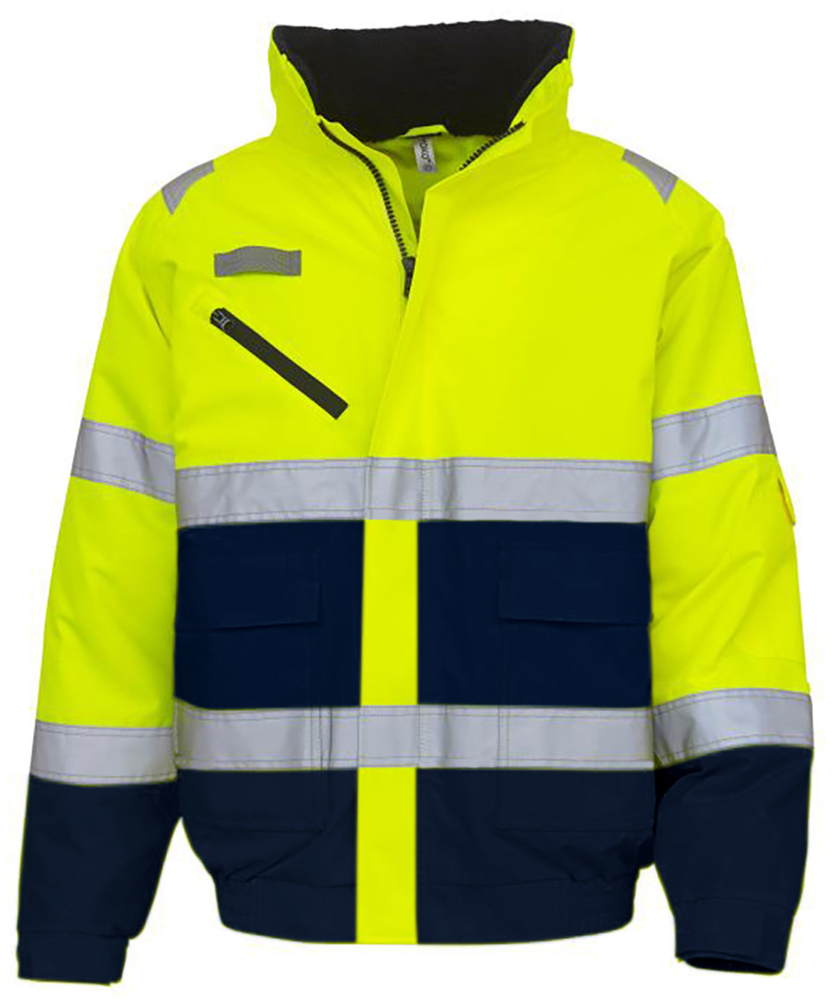 Personalised Jackets - Mid Orange Yoko Hi-vis fontaine flight jacket (HVP209)