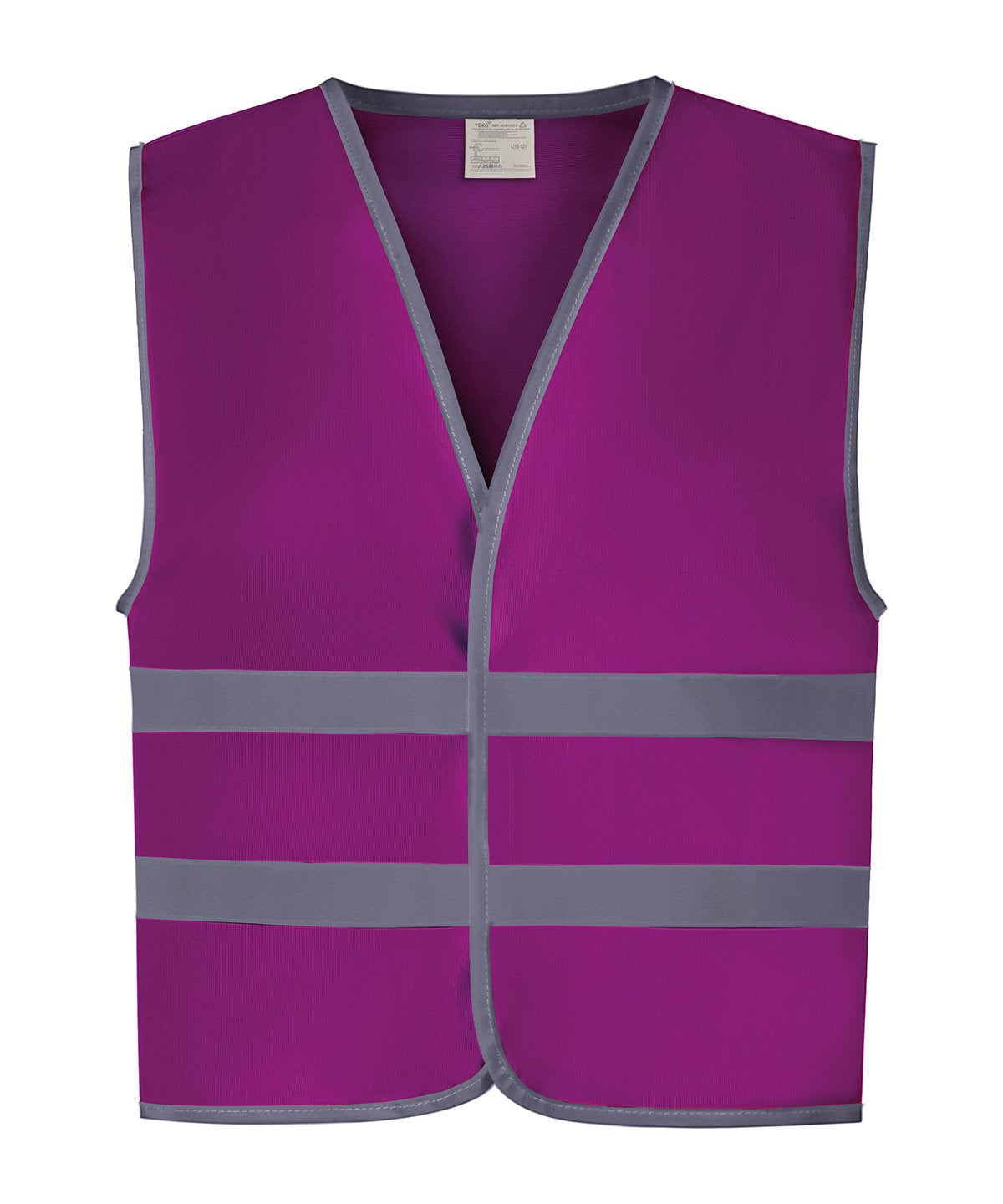 Personalised Safety Vests - Mid Orange Yoko Hi-vis reflective border kids waistcoat (HVW102CH)