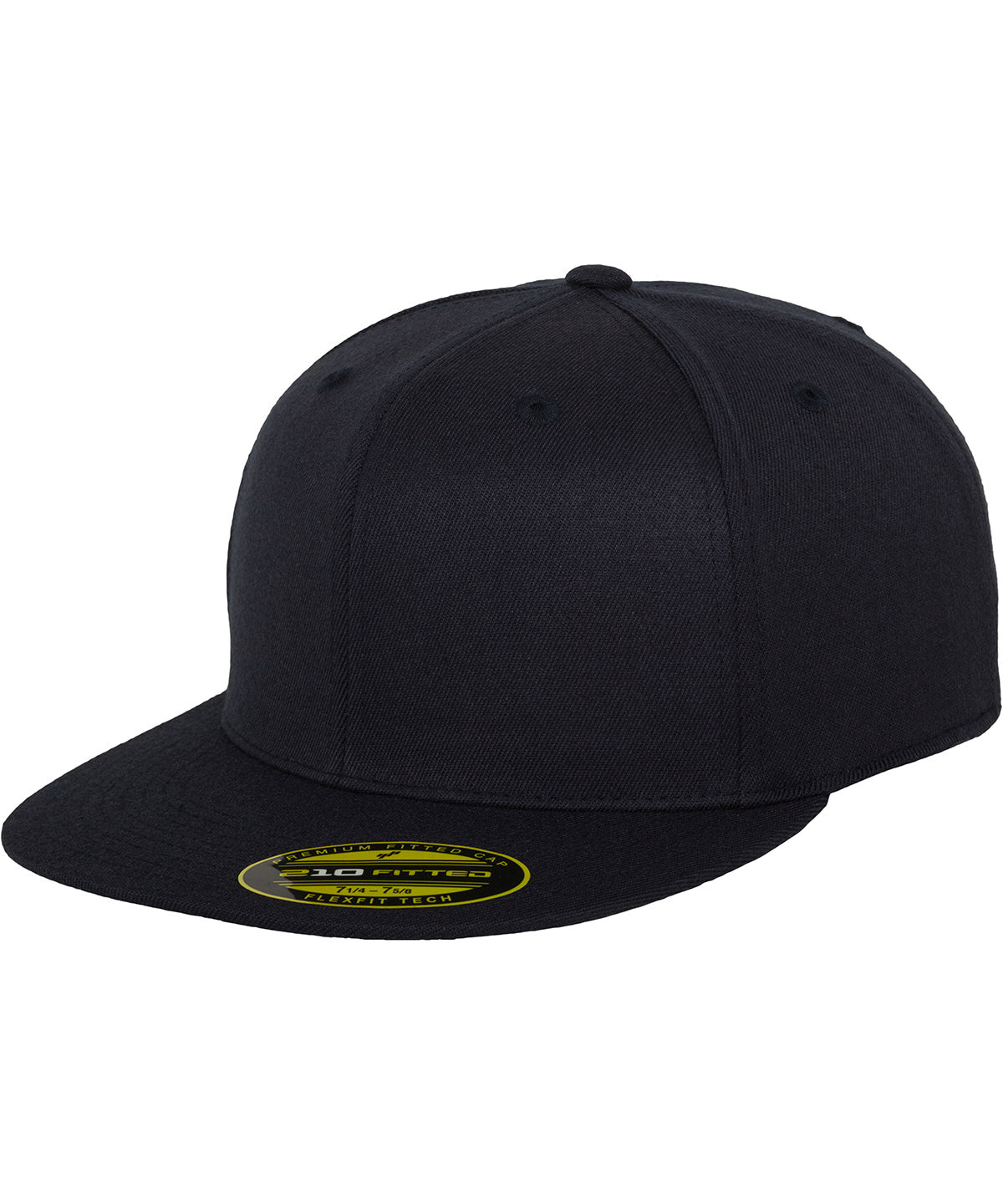 Personalised Caps - Dark Brown Flexfit by Yupoong Premium 210 fitted cap (6210)