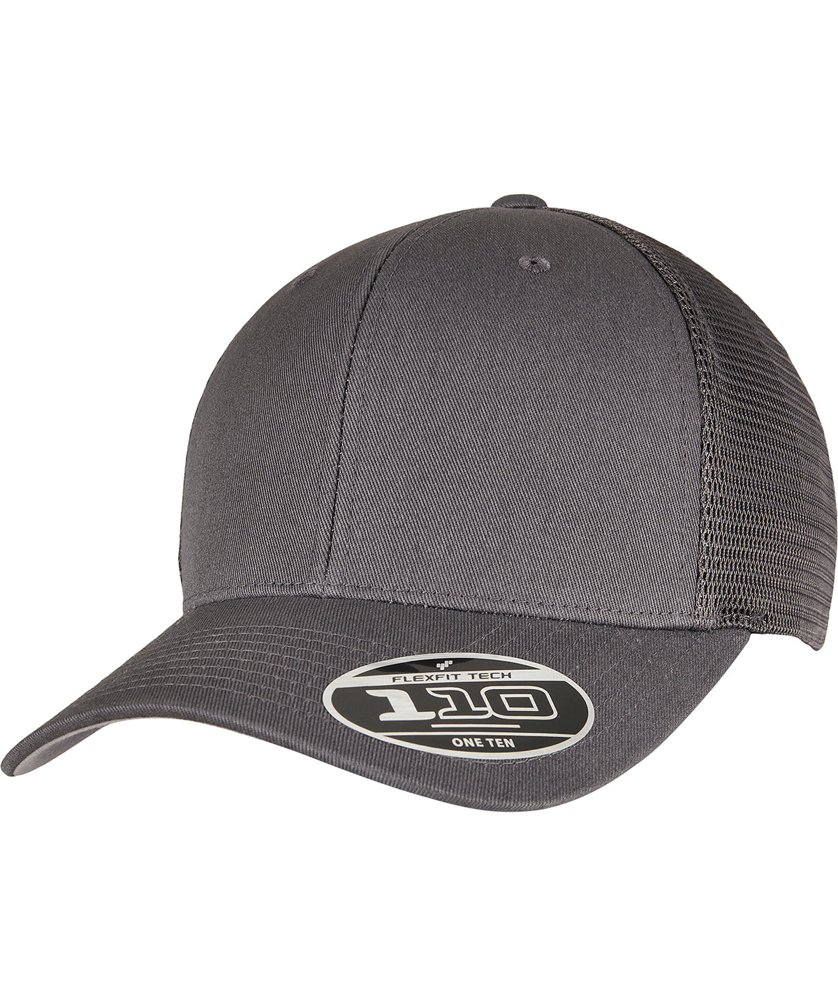 Personalised Caps - Dark Grey Flexfit by Yupoong 110 mesh cap (110M)