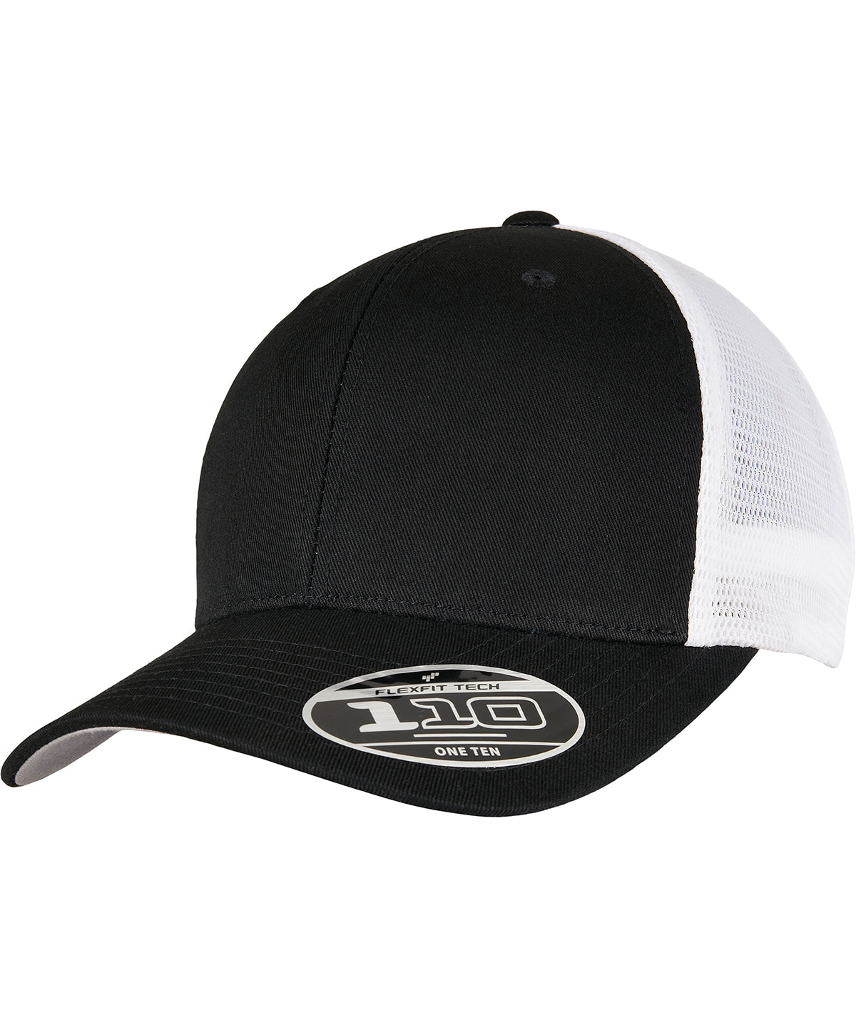 Personalised Caps - Black Flexfit by Yupoong 110 mesh 2-tone cap (110MT)