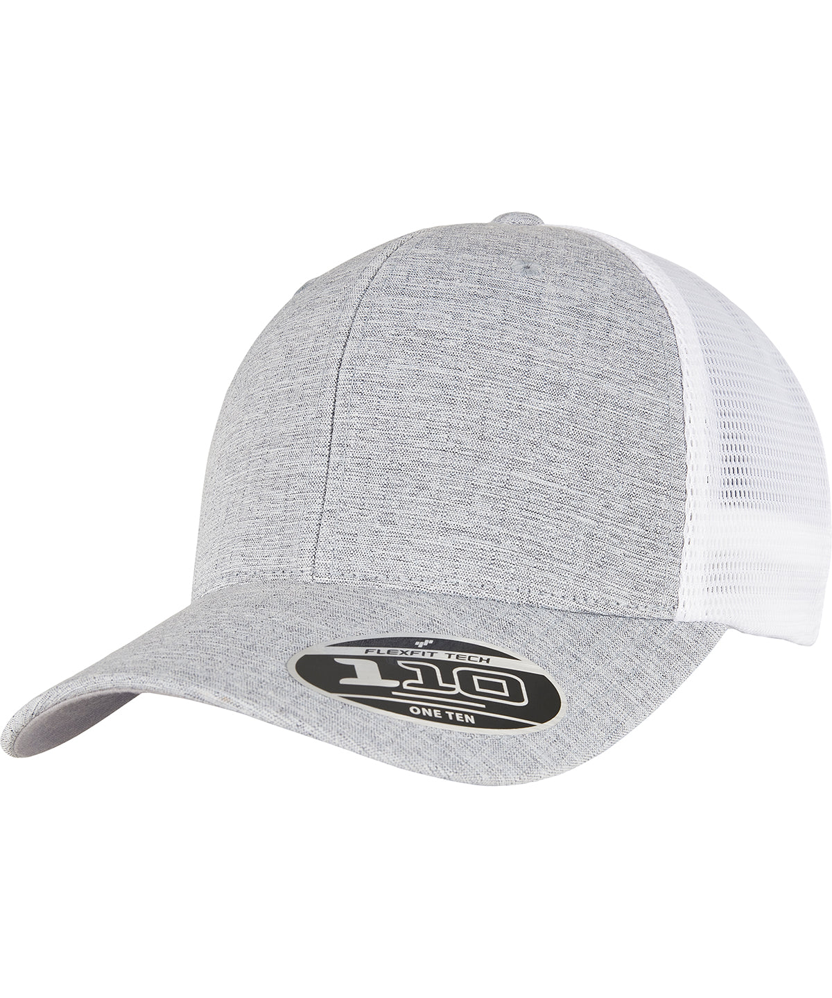 Personalised Caps - Silver Flexfit by Yupoong 110 mesh 2-tone cap (110MT)