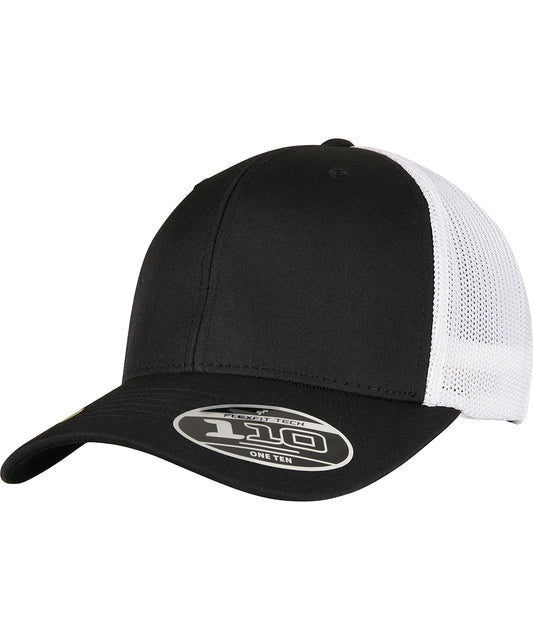Personalised Caps - Black Flexfit by Yupoong Flexfit 110 recycled cap 2-tone (110RT)