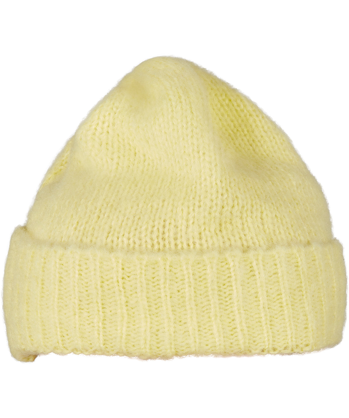 Personalised Hats - Light Yellow Flexfit by Yupoong Soft acrylic beanie (1503A)