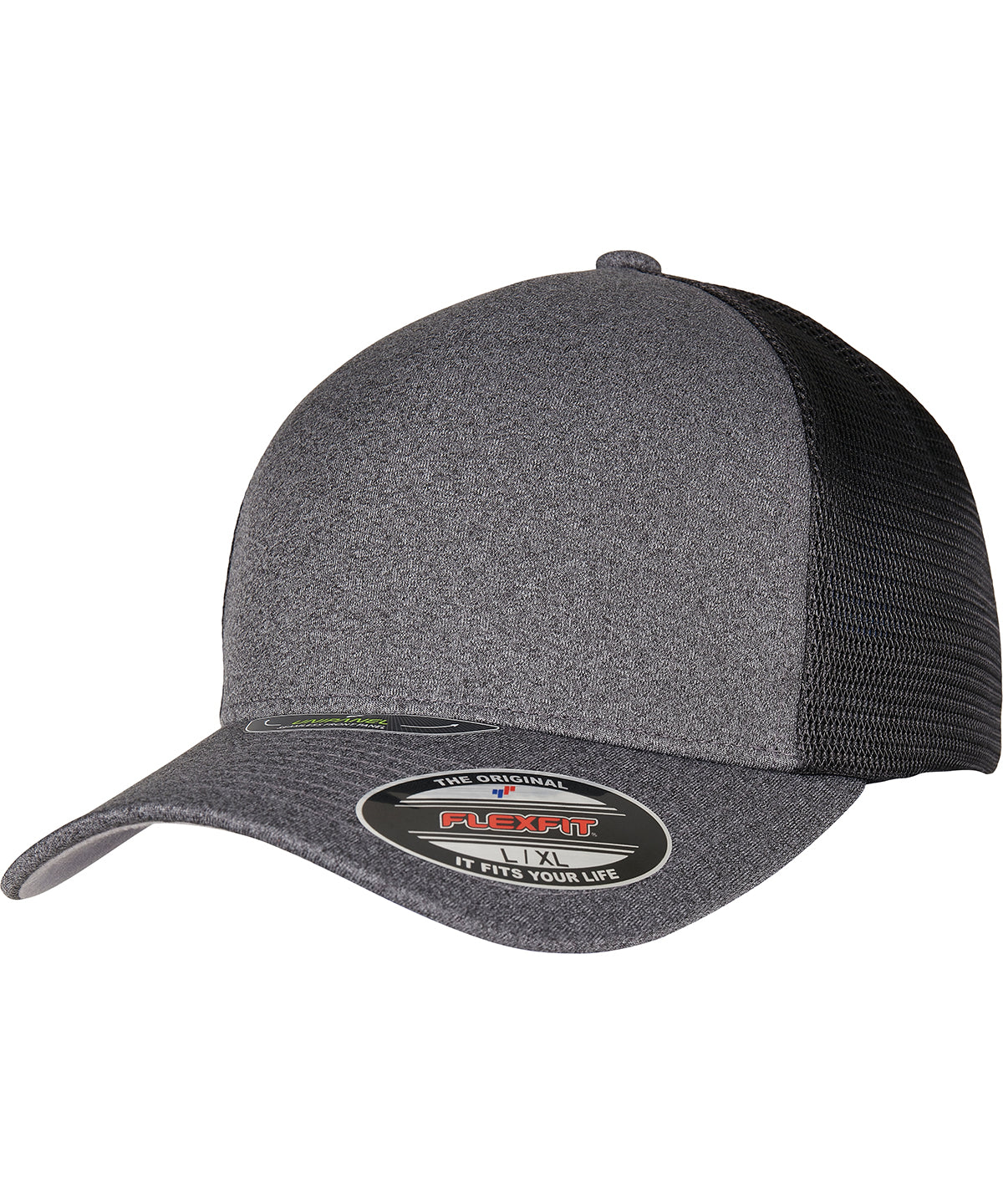 Personalised Caps - Dark Grey Flexfit by Yupoong Flexfit Unipanel™ cap (5511UP)