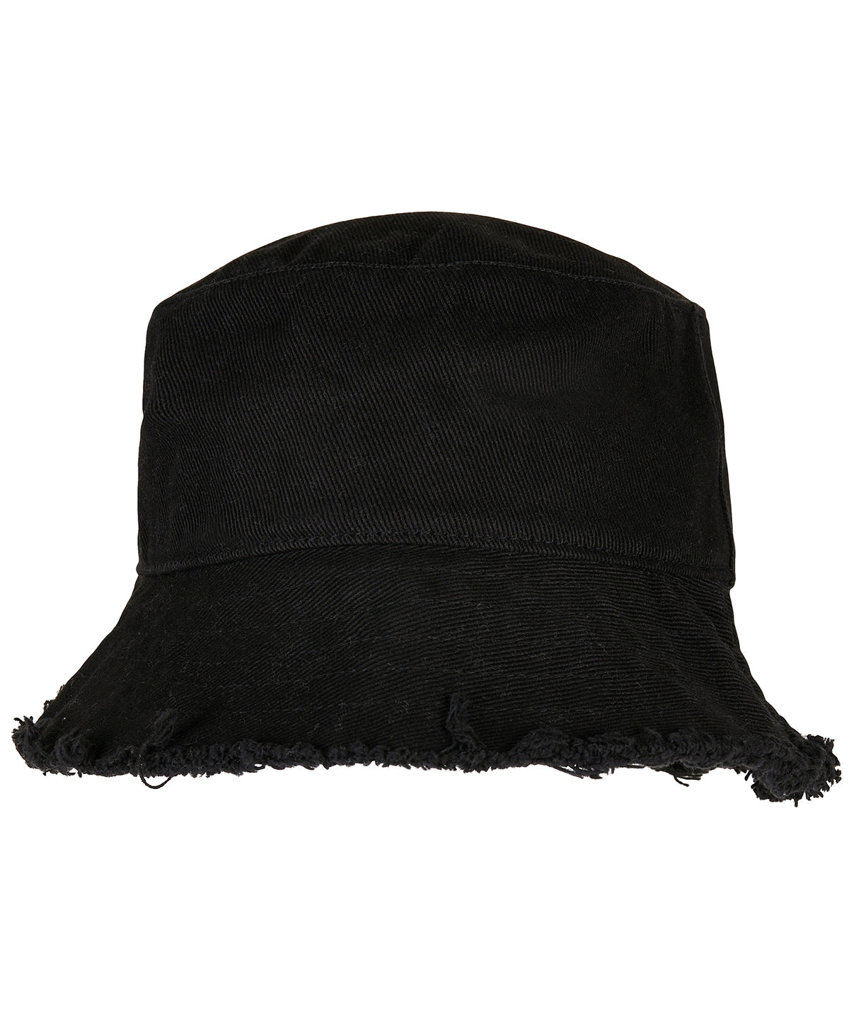 Personalised Hats - Black Flexfit by Yupoong Open edge bucket hat