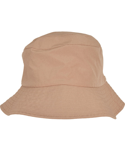 Personalised Hats - Beige Flexfit by Yupoong Elastic adjuster bucket hat