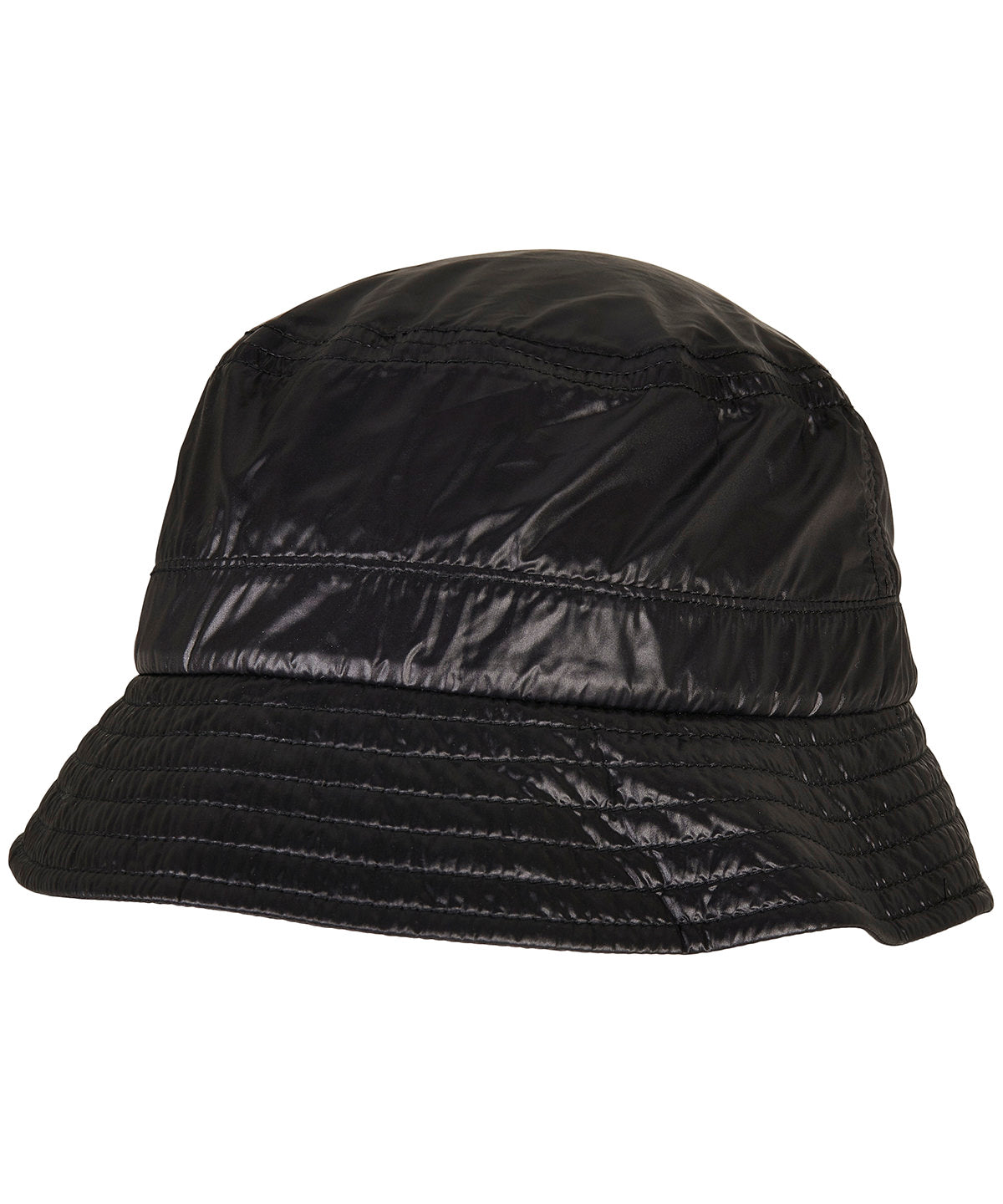 Personalised Hats - Black Flexfit by Yupoong Light nylon bucket hat