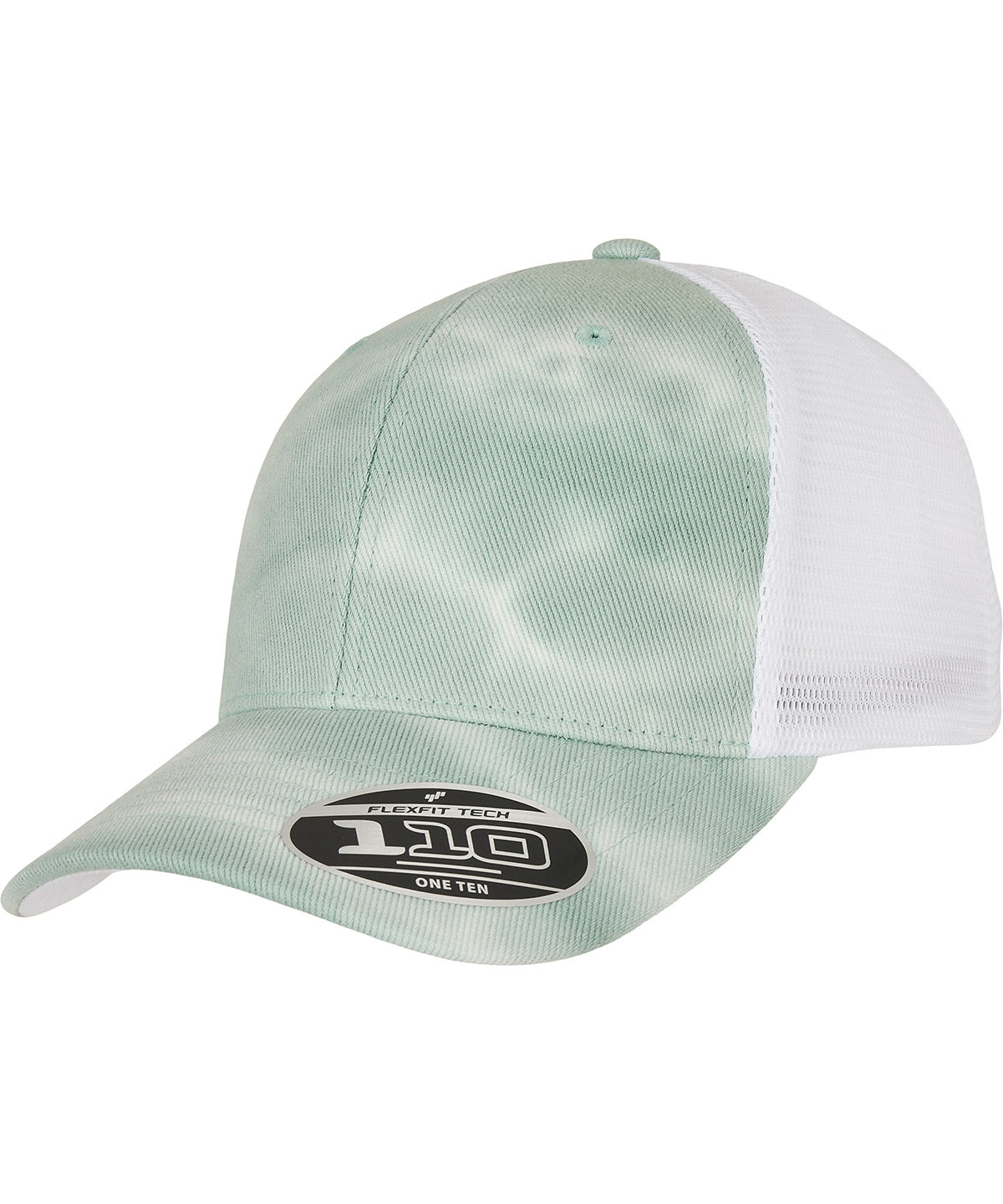 Personalised Caps - Mint Flexfit by Yupoong 110 Flexfit Batik mesh cap (110BM)