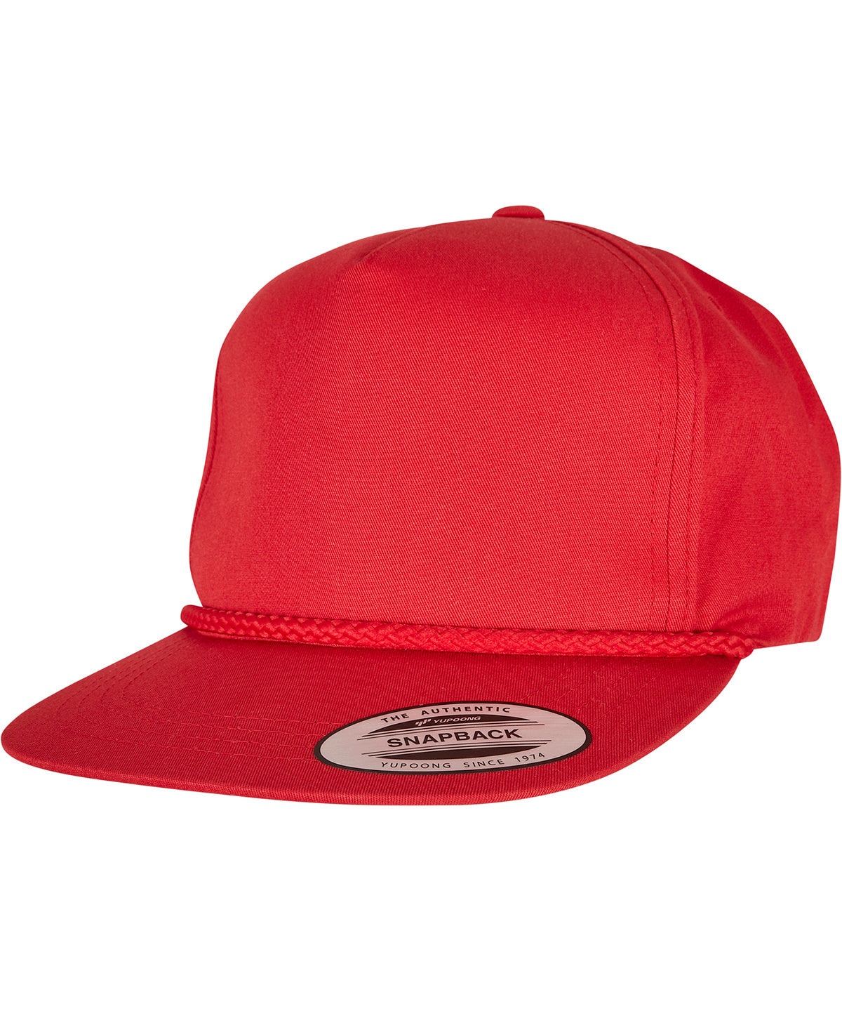 Personalised Caps - Mid Red Flexfit by Yupoong YP Classics® classic poplin golf cap (6002)