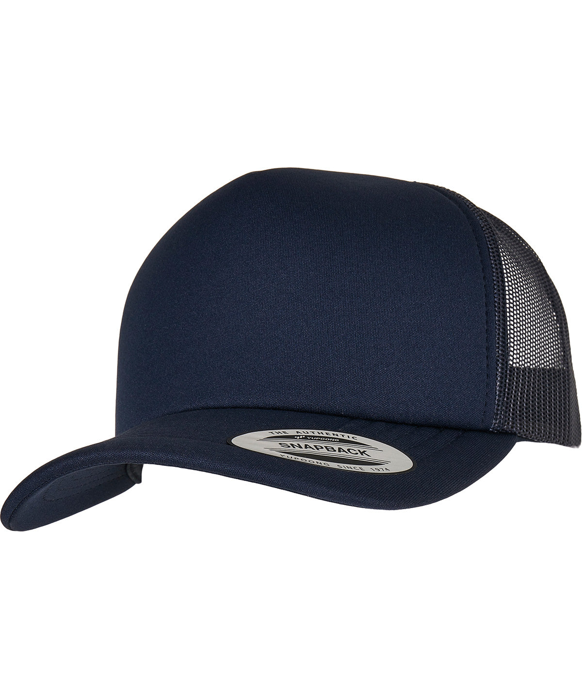 Personalised Caps - Navy Flexfit by Yupoong YP Classics® classic curved visor foam trucker cap (6320)
