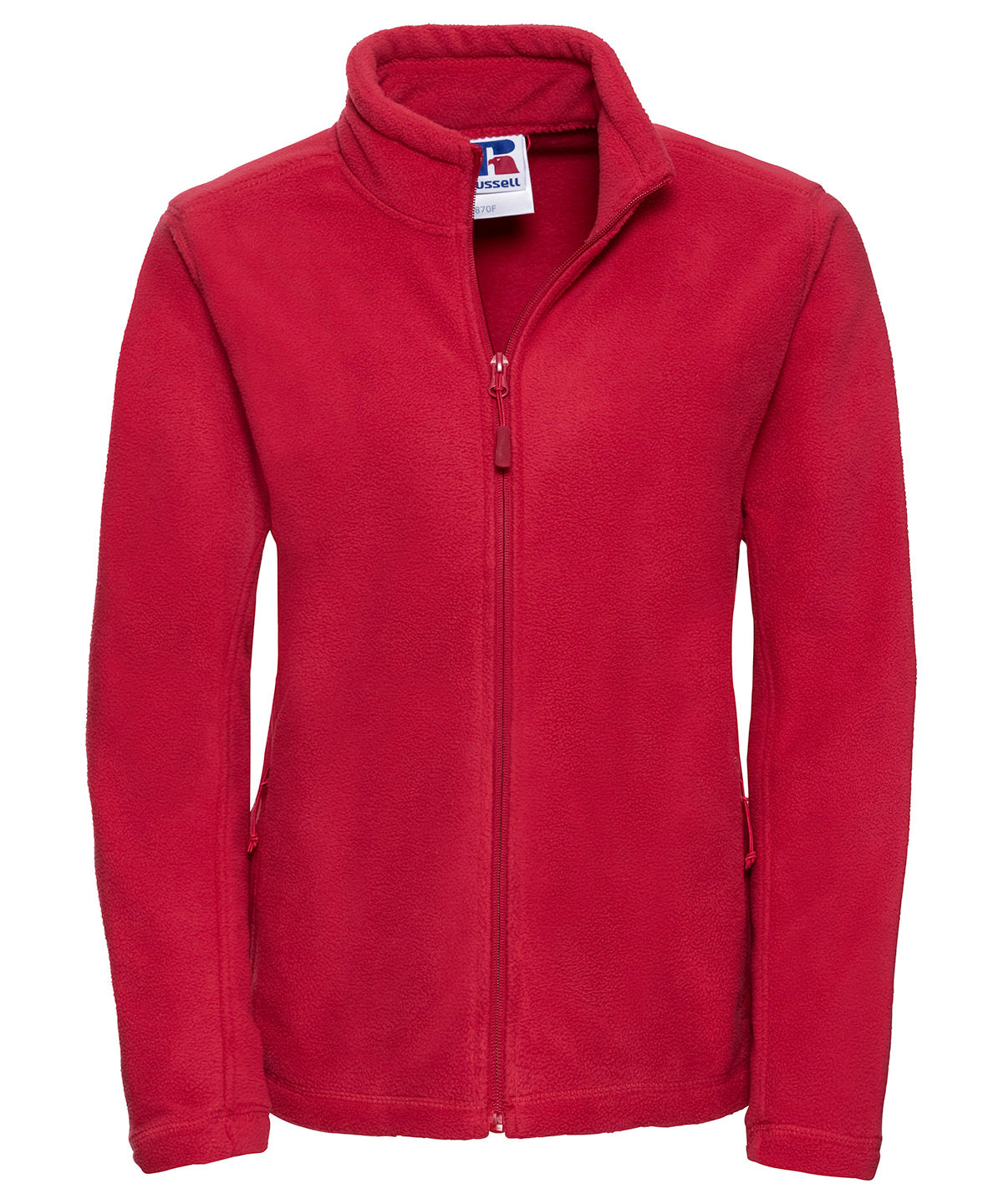 Personalised Jackets - Black Russell Europe Women's full-zip outdoor fleece