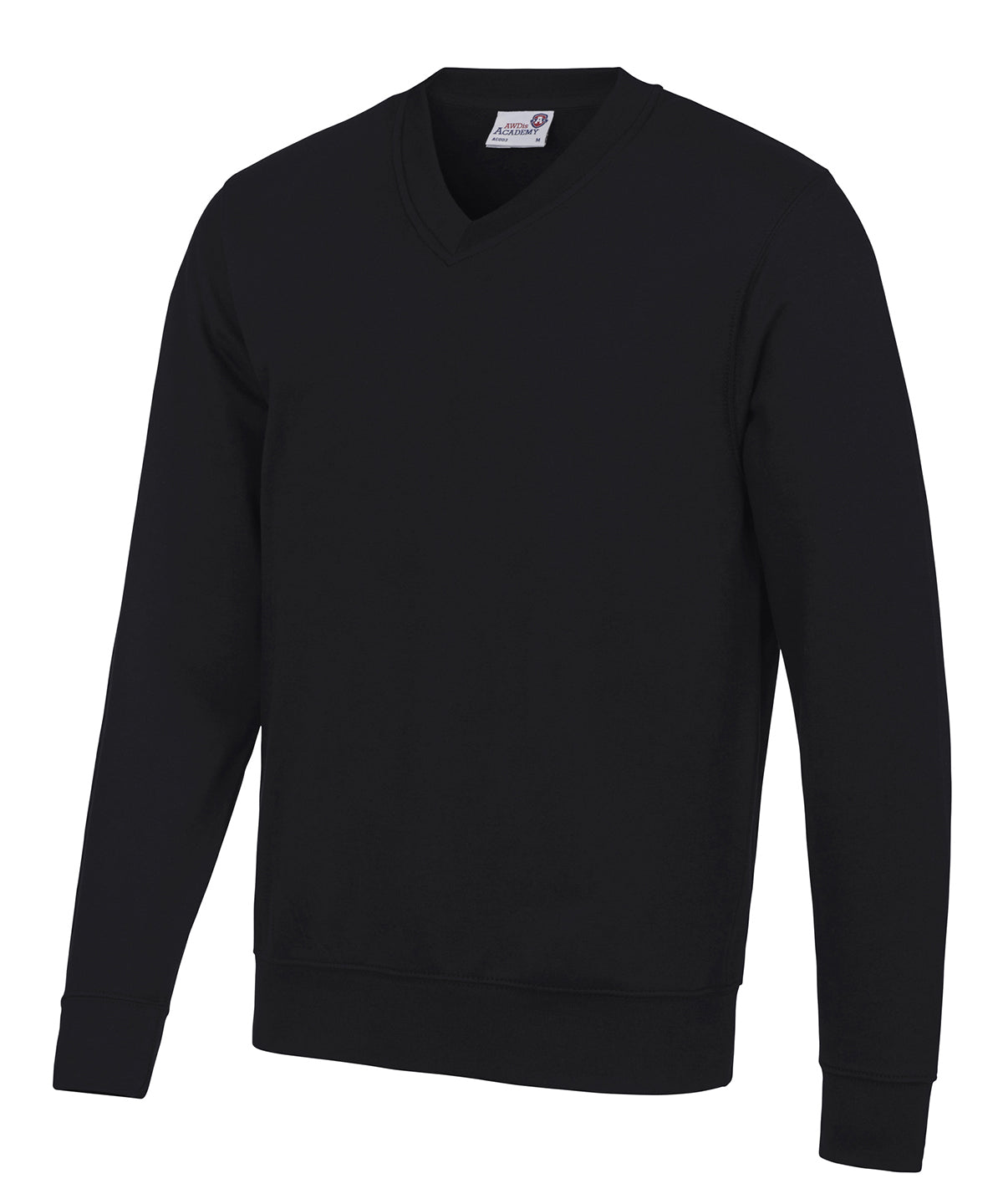 Personalised Sweatshirts - Black AWDis Academy Senior Academy v-neck sweatshirt