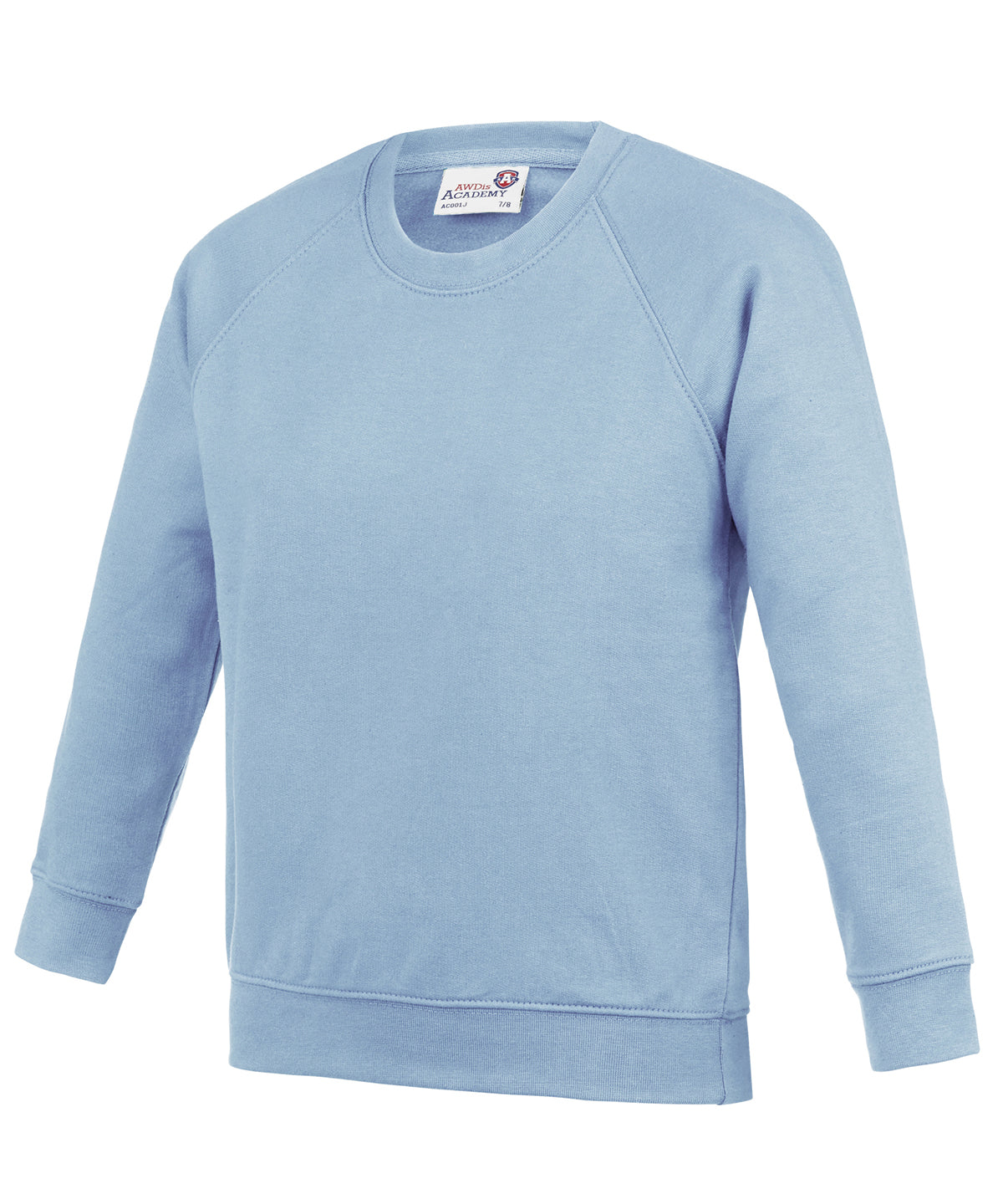 Personalised Sweatshirts - Dark Grey AWDis Academy Kids Academy raglan sweatshirt