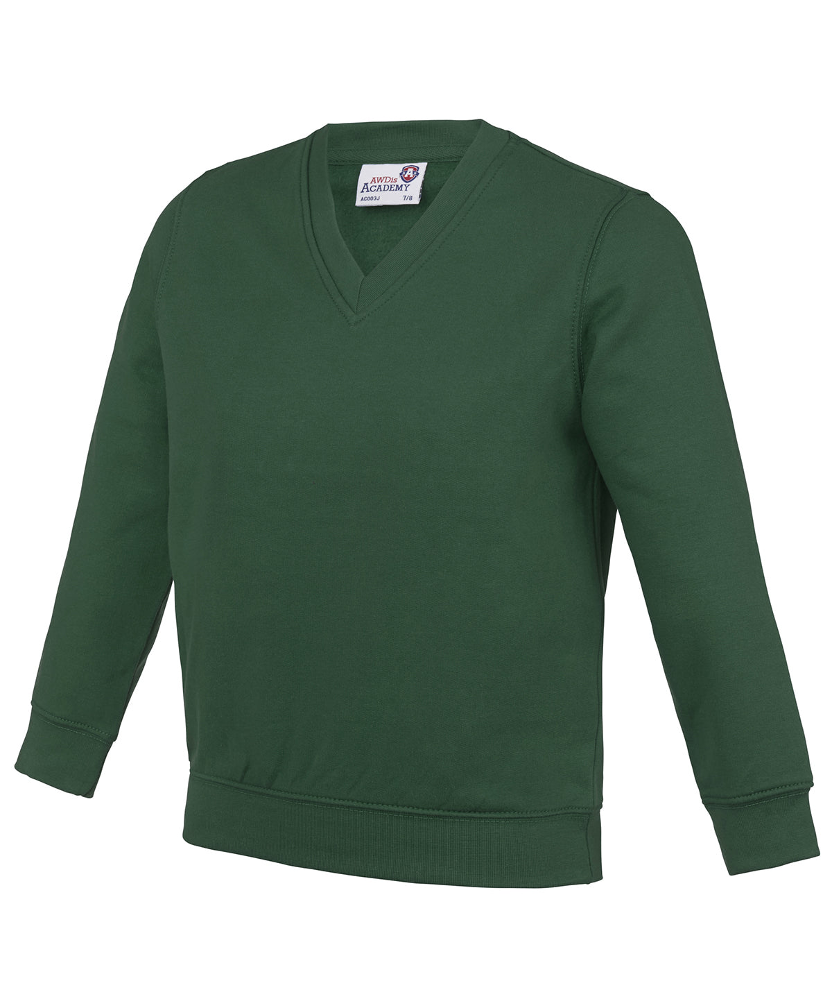 Personalised Sweatshirts - Black AWDis Academy Kids Academy v-neck sweatshirt