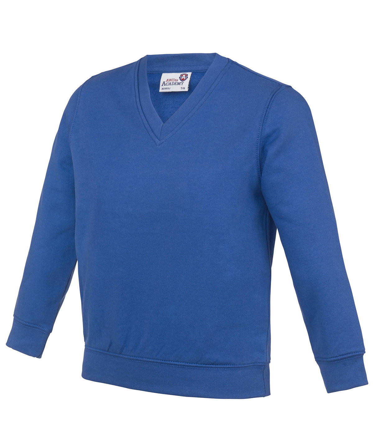 Personalised Sweatshirts - Burgundy AWDis Academy Kids Academy v-neck sweatshirt
