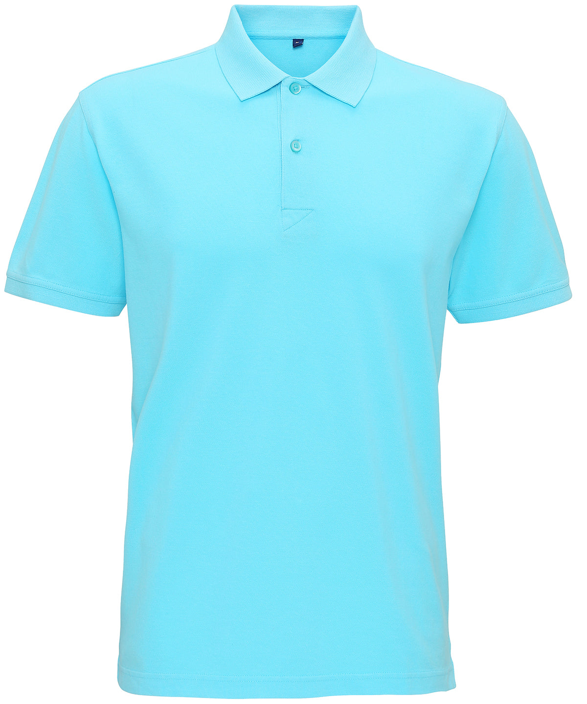 Personalised Polo Shirts - Turquoise Asquith & Fox Men's coastal vintage wash polo