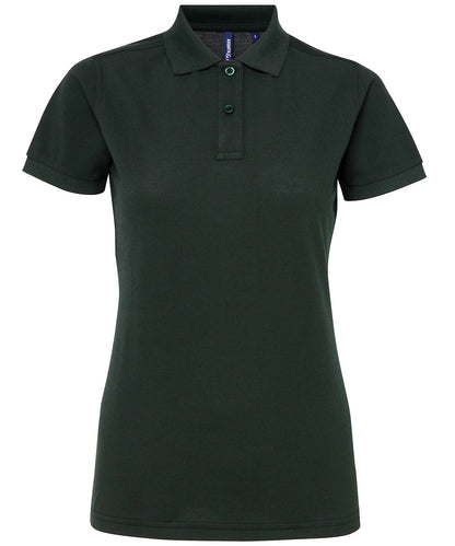 Personalised Polo Shirts - Dark Purple Asquith & Fox Women’s polycotton blend polo