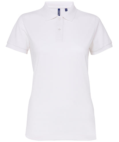 Personalised Polo Shirts - Light Brown Asquith & Fox Women’s polycotton blend polo