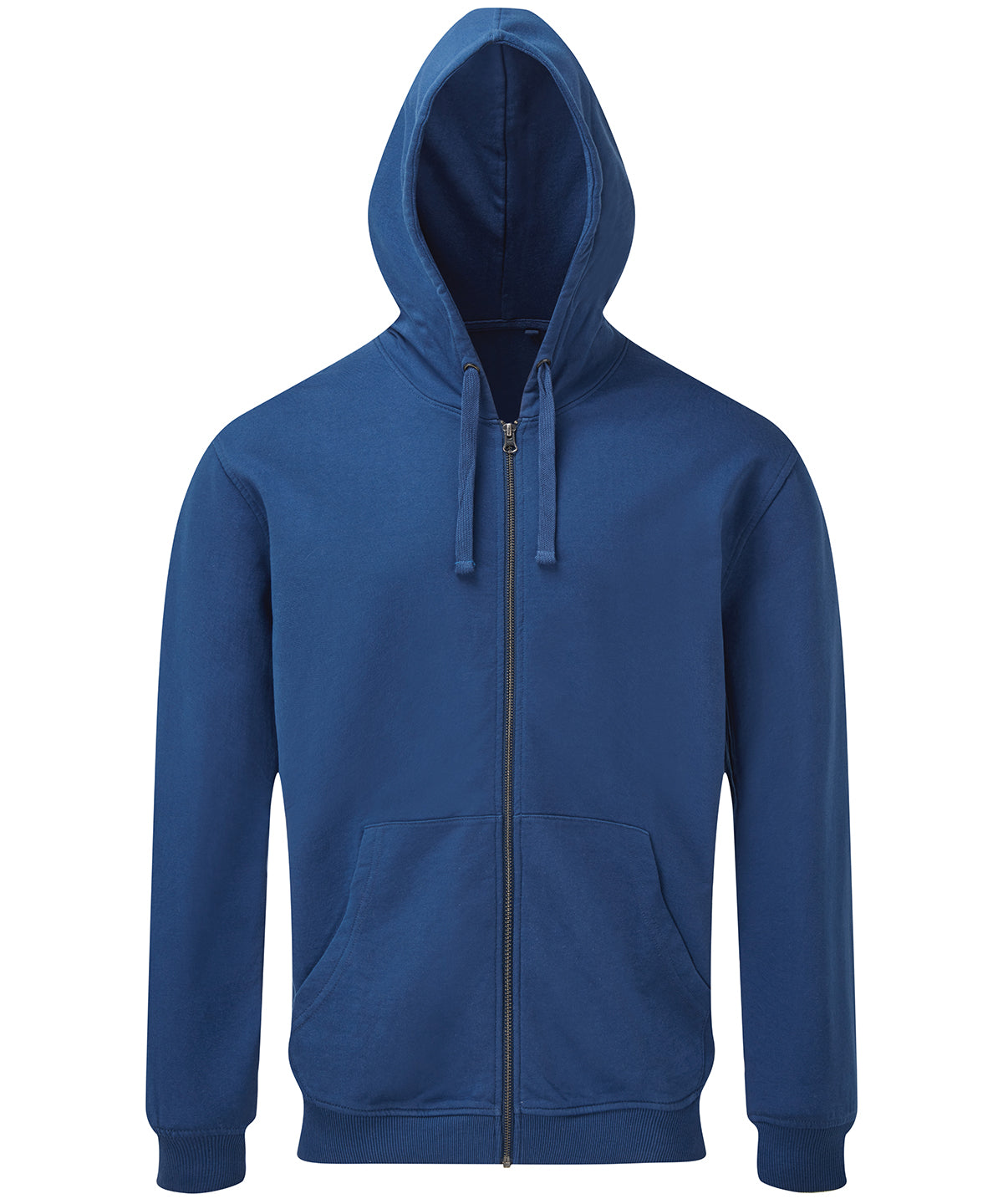 Personalised Hoodies - Turquoise Asquith & Fox Men's coastal vintage wash loop back zip through hoodie
