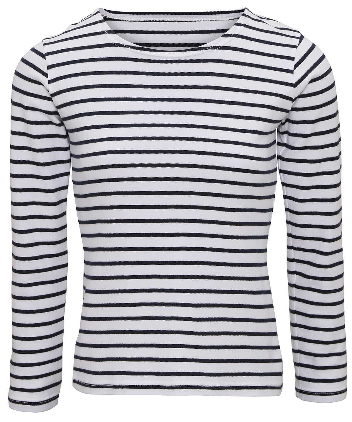 Personalised T-Shirts - Stripes Asquith & Fox Women's Marinière coastal long sleeve tee