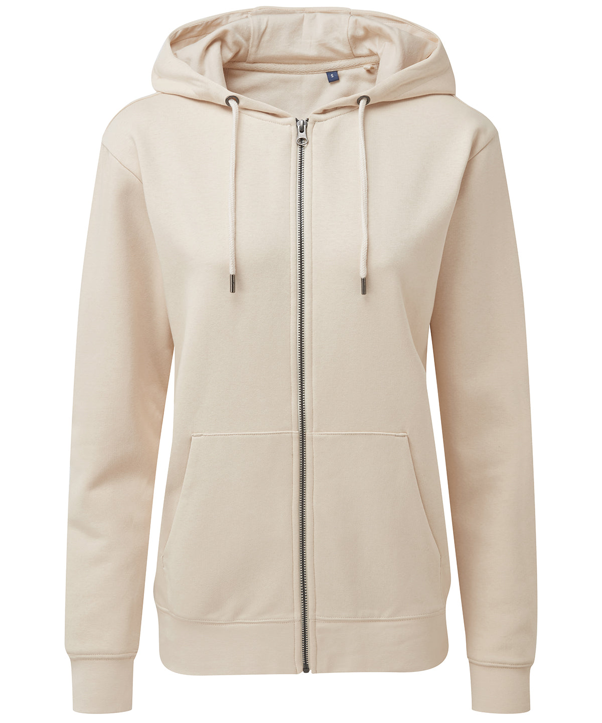 Personalised Hoodies - Turquoise Asquith & Fox Women's zip-through organic hoodie