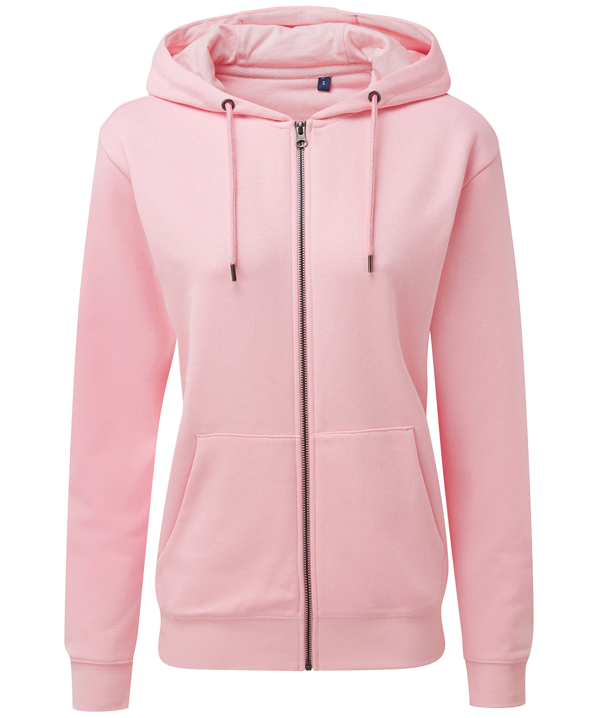 Personalised Hoodies - Mid Red Asquith & Fox Women's zip-through organic hoodie