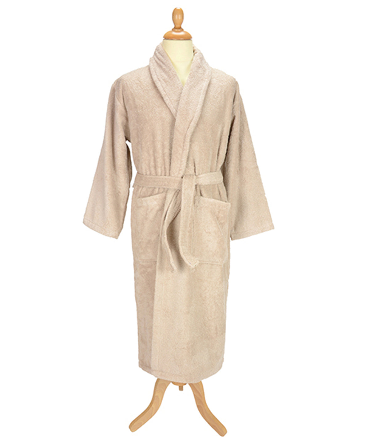 Personalised Robes - Dark Green A&R Towels ARTG® Bath robe with shawl collar