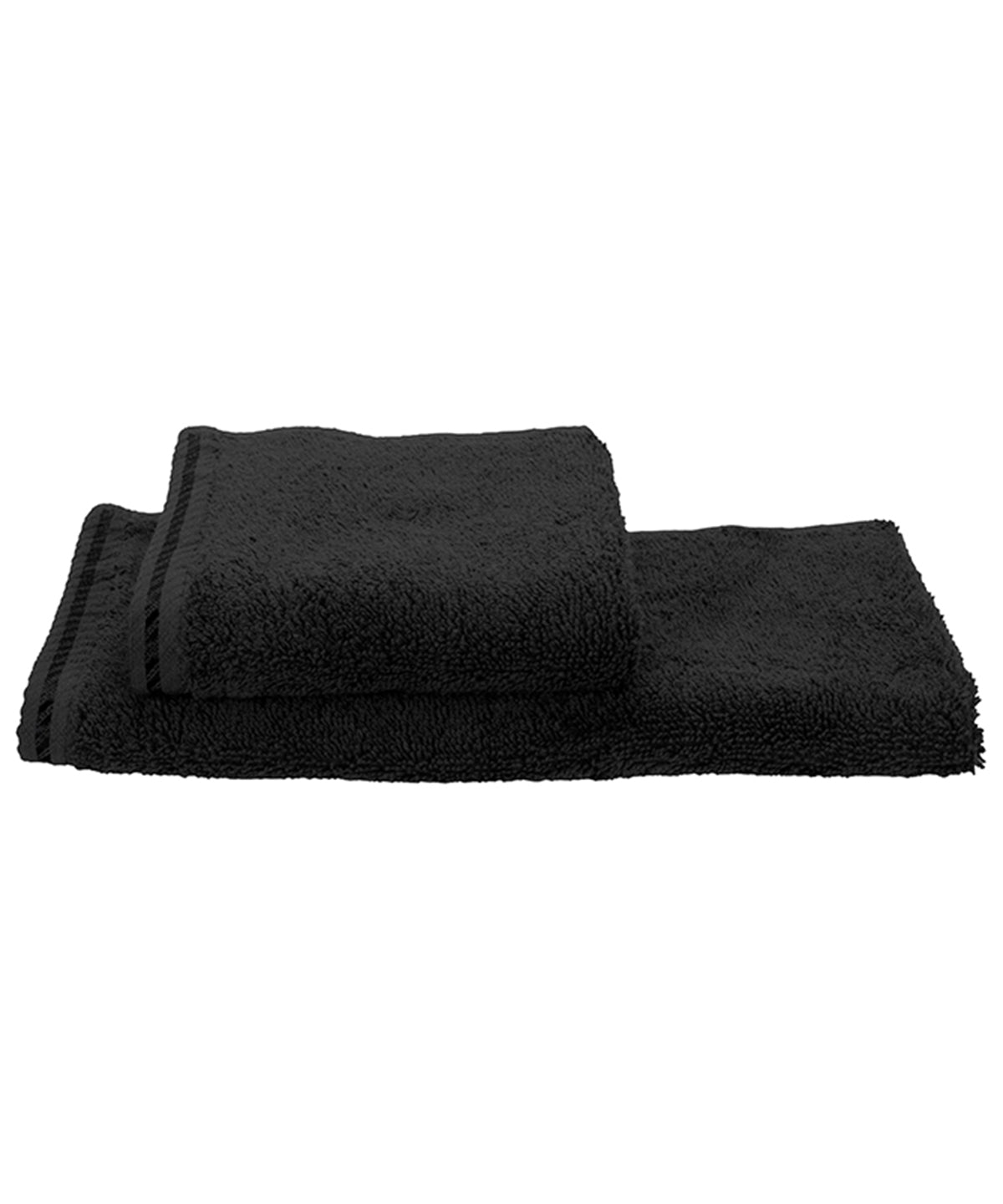 Personalised Towels - Black A&R Towels ARTG® Guest towel