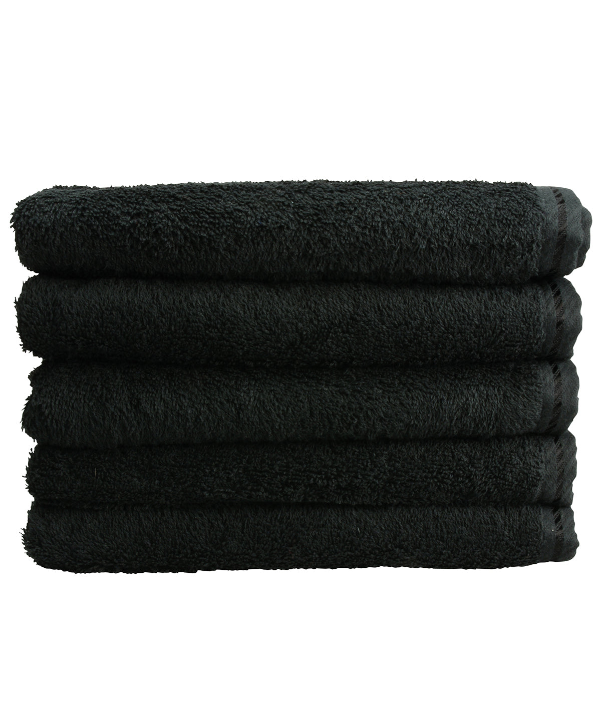 Personalised Towels - Black A&R Towels ARTG® Hand towel