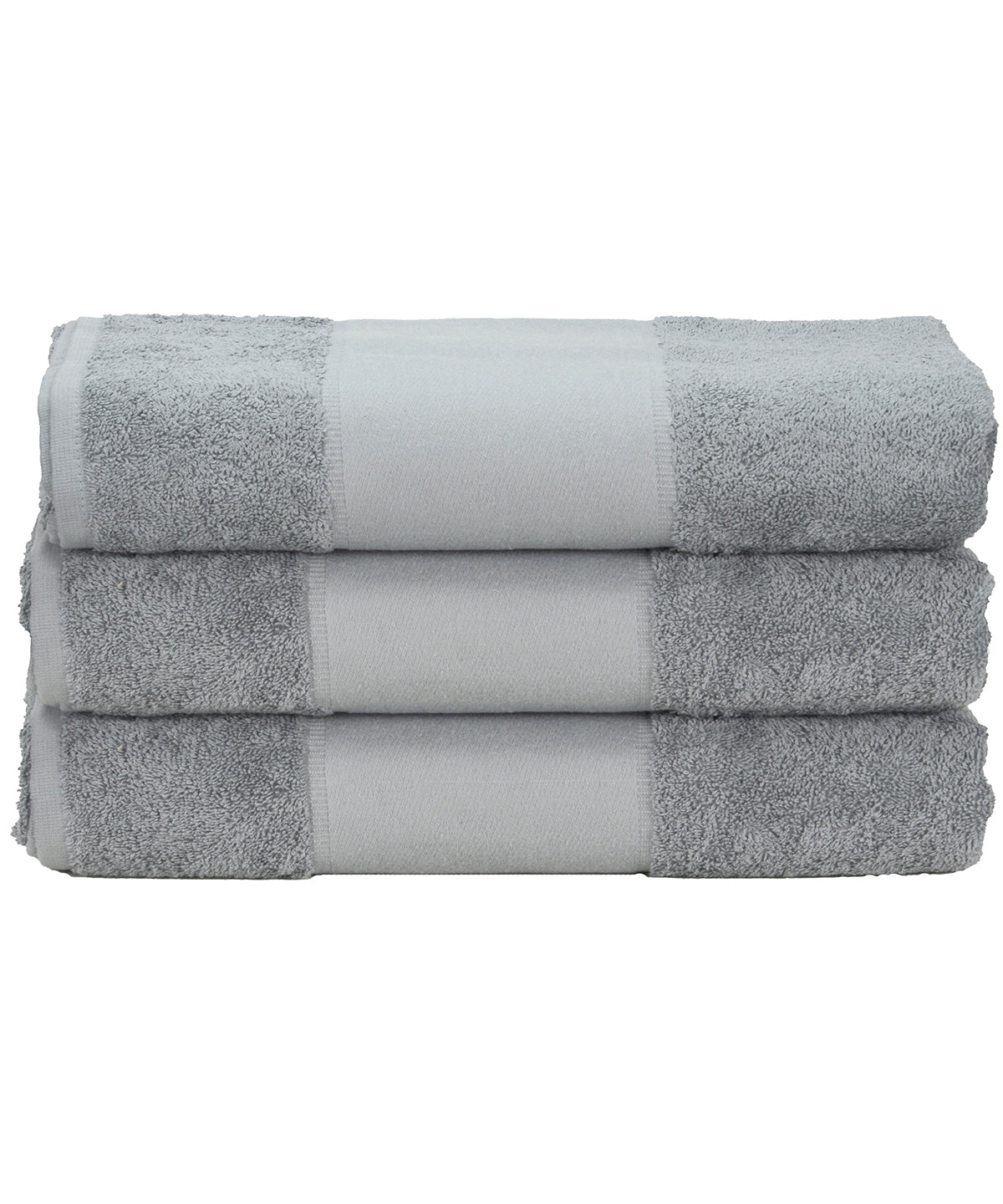 Personalised Towels - Light Grey A&R Towels ARTG® PRINT-Me® hand towel