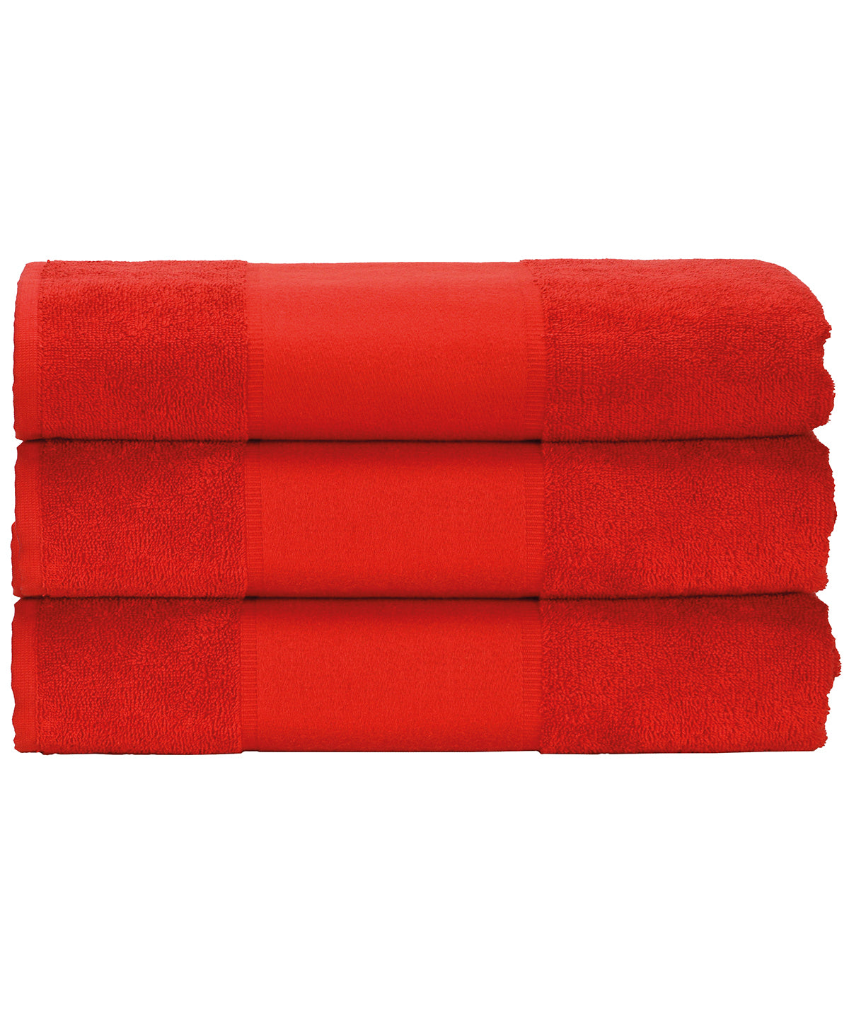 Personalised Towels - Mid Red A&R Towels ARTG® PRINT-Me® hand towel