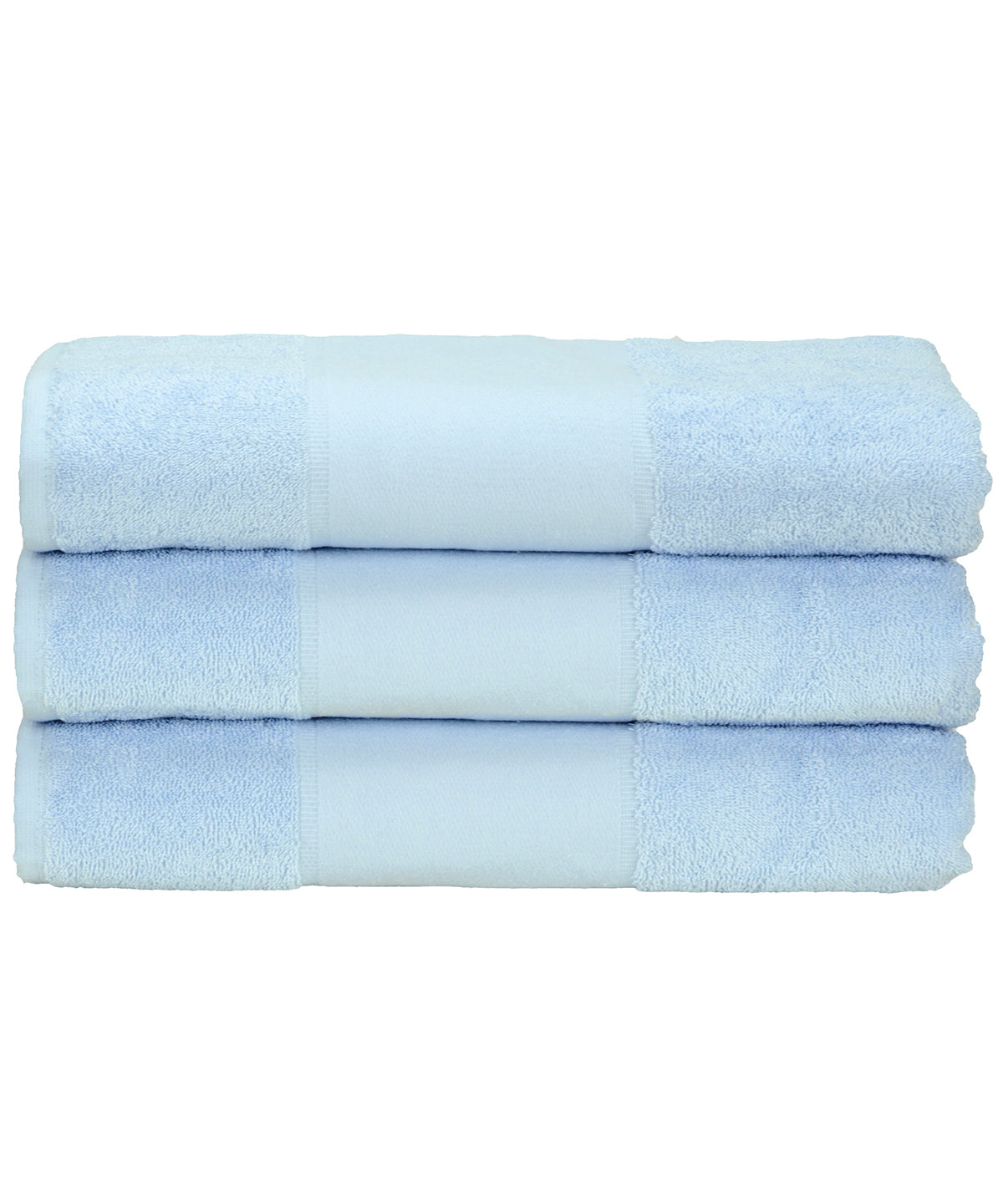 Personalised Towels - Light Blue A&R Towels ARTG® PRINT-Me® hand towel