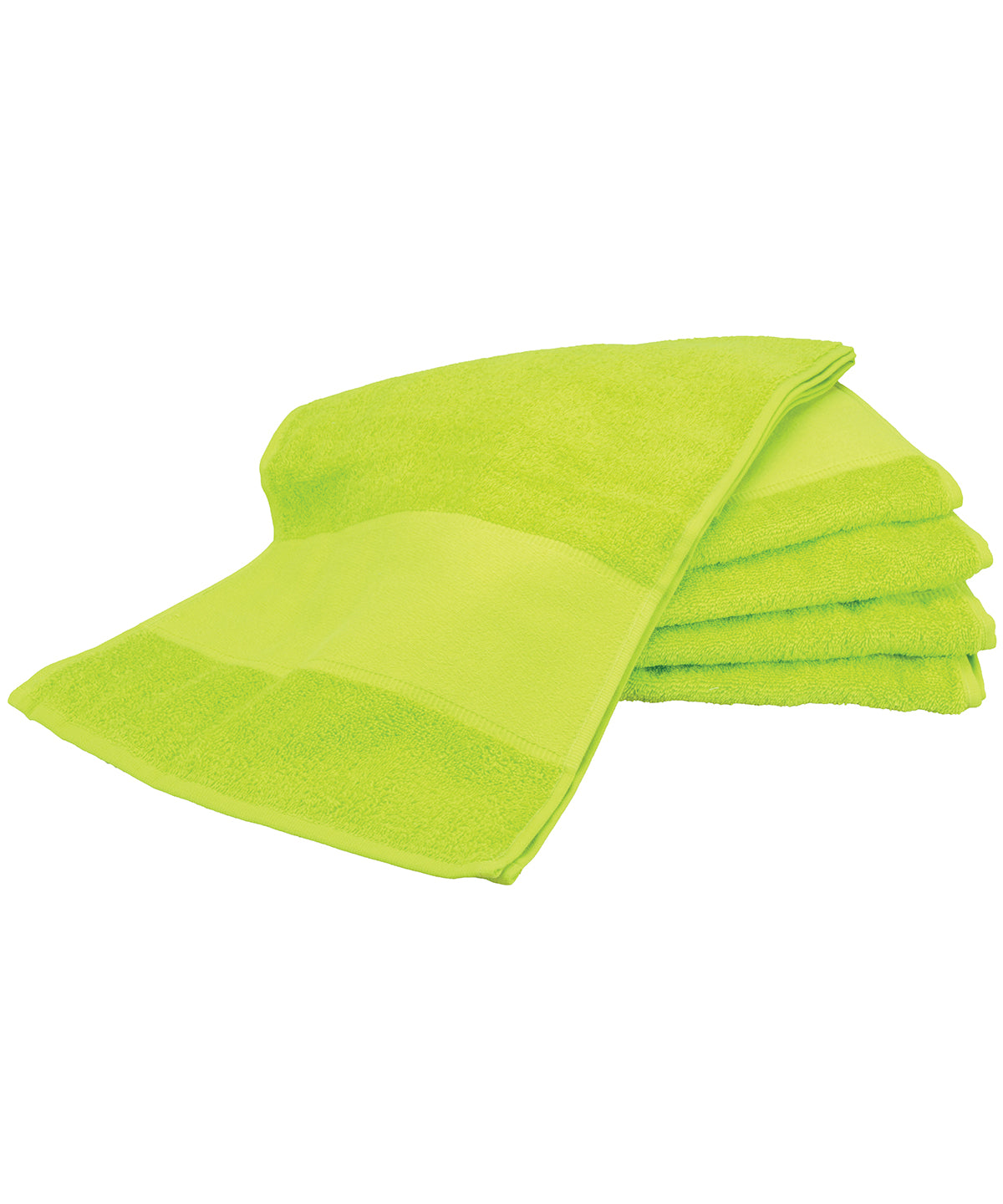 Personalised Towels - Lime A&R Towels ARTG® PRINT-Me® sport towel