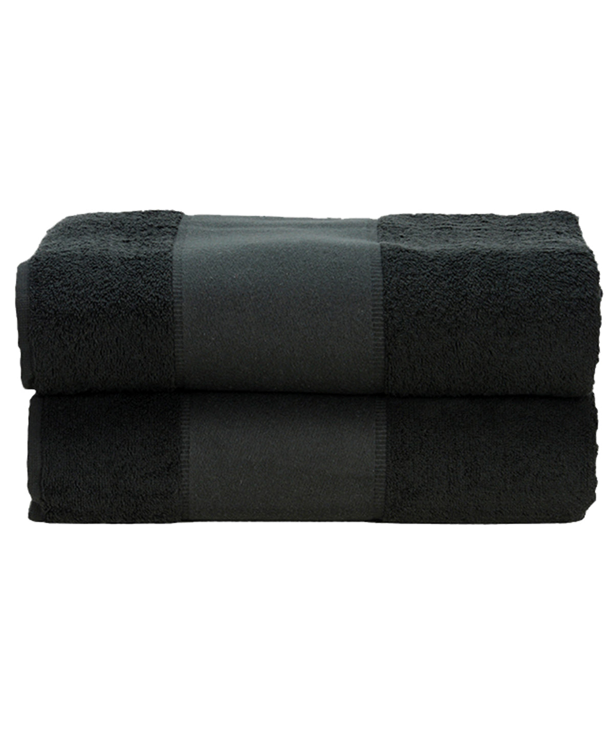 Personalised Towels - Black A&R Towels ARTG® PRINT-Me® guest towel