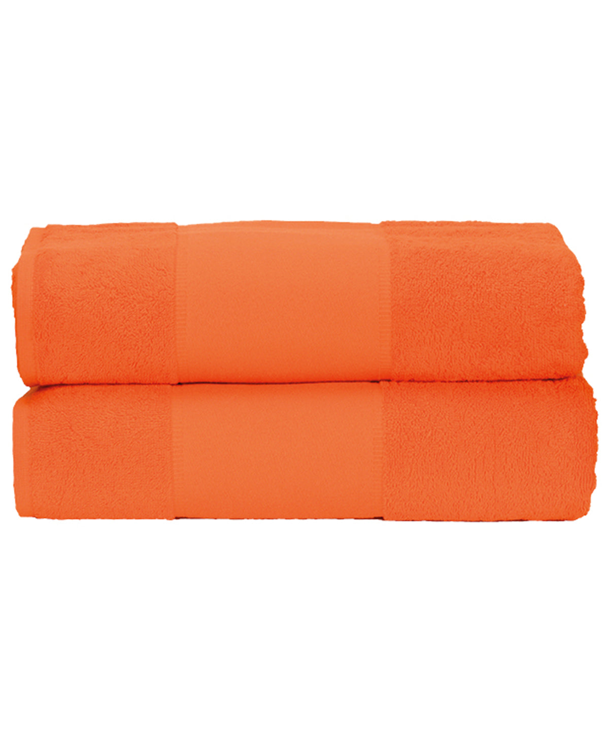 Personalised Towels - Mid Orange A&R Towels ARTG® PRINT-Me® guest towel