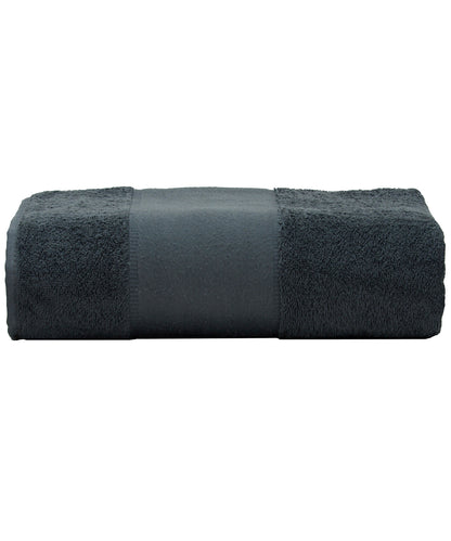Personalised Towels - Dark Grey A&R Towels ARTG® PRINT-Me® big towel