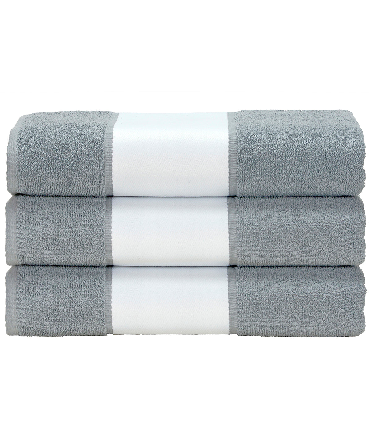 Personalised Towels - Light Grey A&R Towels ARTG® SUBLI-Me® hand towel