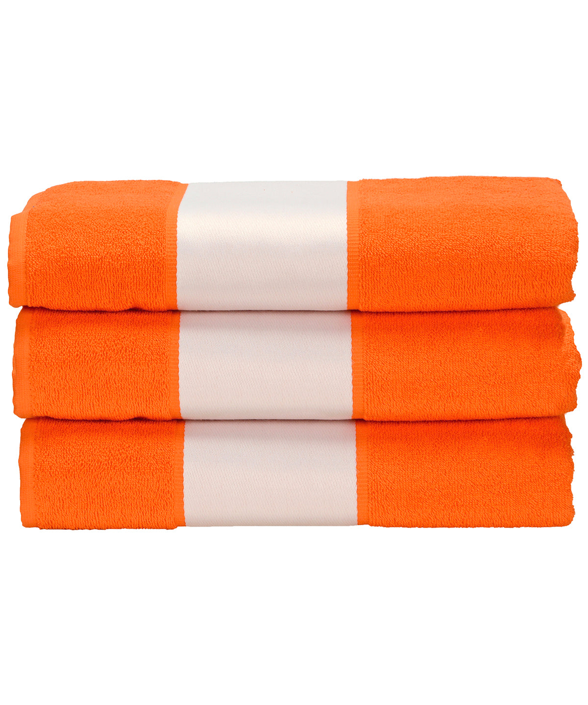 Personalised Towels - Mid Orange A&R Towels ARTG® SUBLI-Me® hand towel